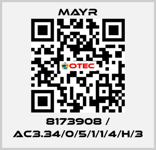 8173908 / AC3.34/0/5/1/1/4/H/3 Mayr