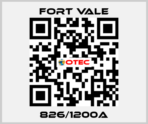 826/1200A Fort Vale