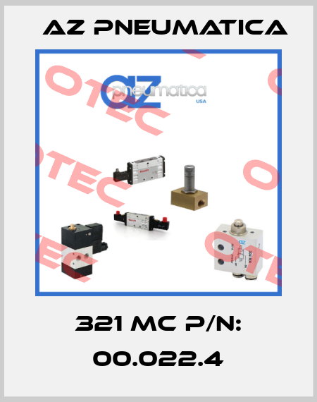 321 MC P/N: 00.022.4 AZ Pneumatica