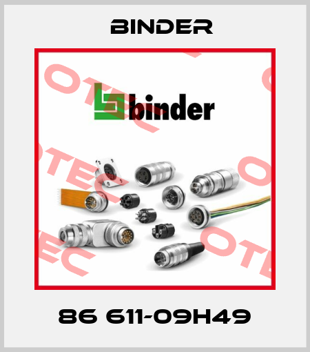 86 611-09H49 Binder