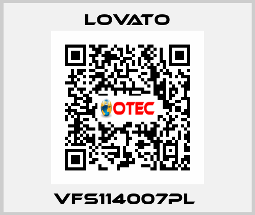 VFS114007PL  Lovato