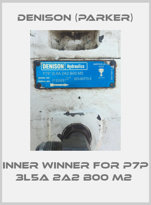 Inner winner for P7P 3L5A 2A2 B00 M2 -big
