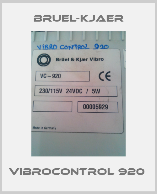 VIBROCONTROL 920 -big