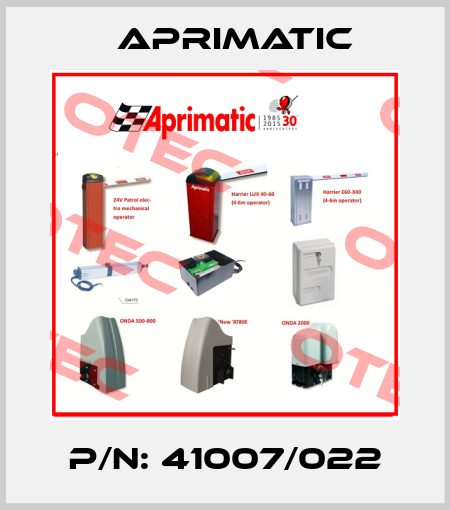 P/N: 41007/022 Aprimatic