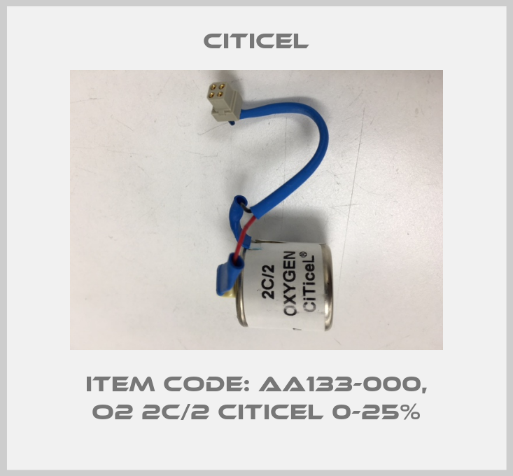Item Code: AA133-000, O2 2C/2 CiTiceL 0-25%-big