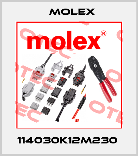 114030K12M230  Molex