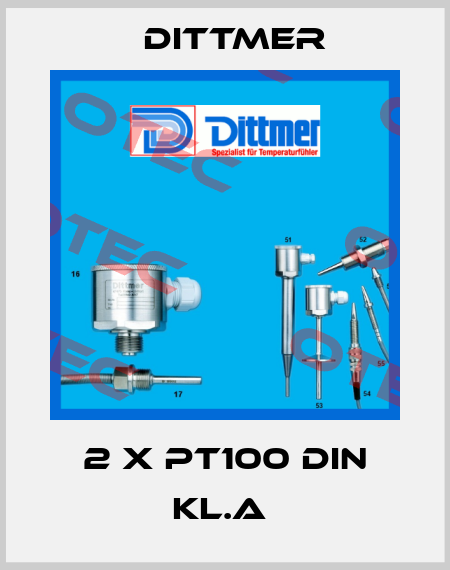 2 x PT100 DIN Kl.A  Dittmer