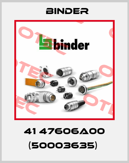 41 47606A00 (50003635)  Binder