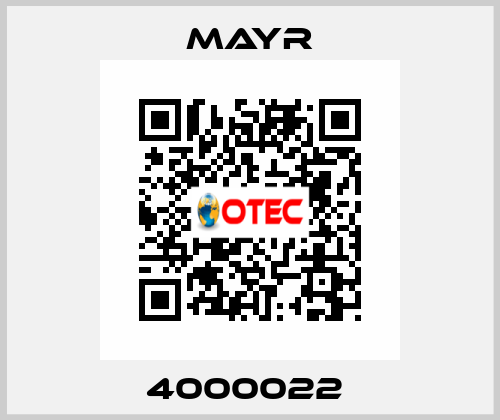 4000022  Mayr