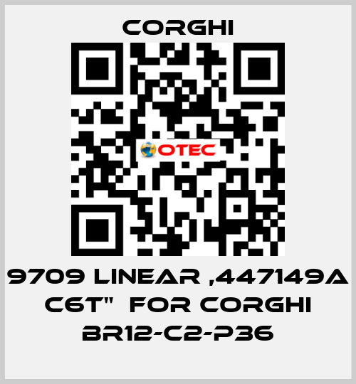 9709 LINEAR ,447149A C6T”  FOR CORGHI BR12-C2-P36  Corghi