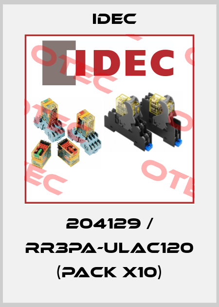 204129 / RR3PA-ULAC120 (pack x10) Idec