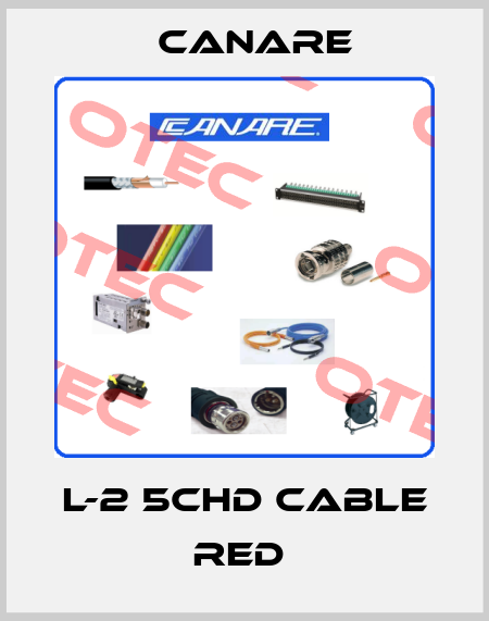 L-2 5CHD Cable Red  Canare