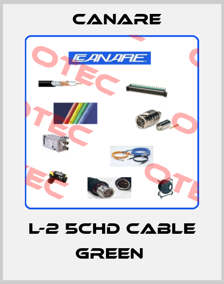 L-2 5CHD Cable Green  Canare