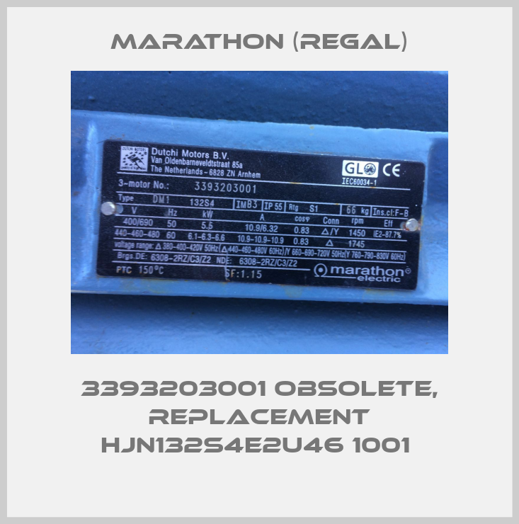 3393203001 obsolete, replacement HJN132S4E2U46 1001 -big