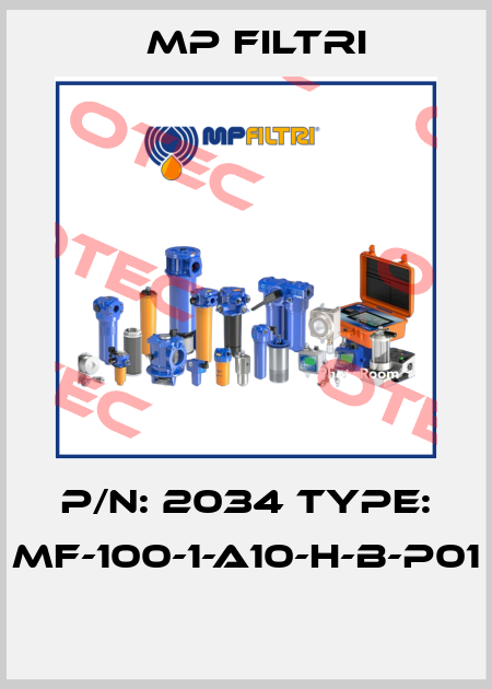 P/N: 2034 Type: MF-100-1-A10-H-B-P01  MP Filtri