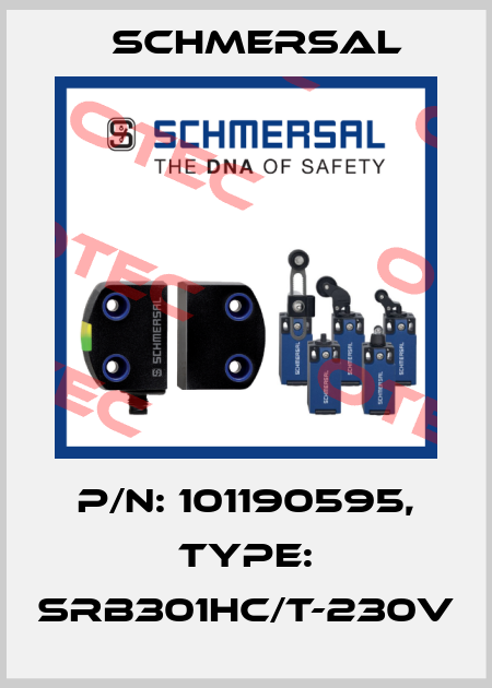 P/N: 101190595, Type: SRB301HC/T-230V Schmersal