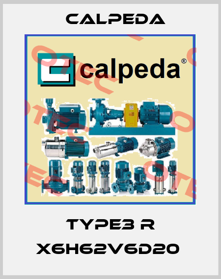 TYPE3 R X6H62V6D20  Calpeda