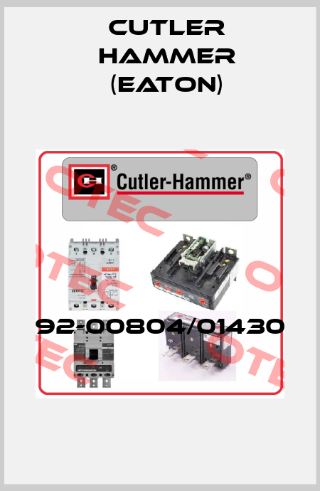 92-00804/01430  Cutler Hammer (Eaton)