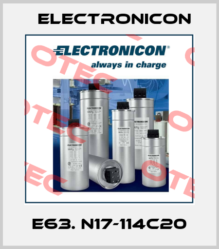 E63. N17-114C20 Electronicon