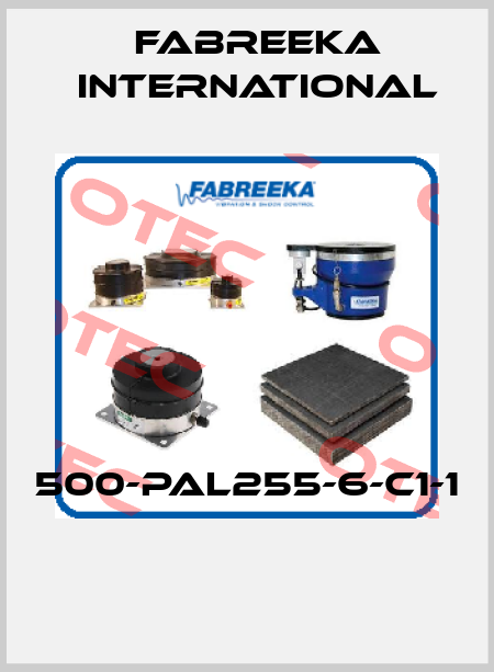 500-PAL255-6-C1-1  Fabreeka International