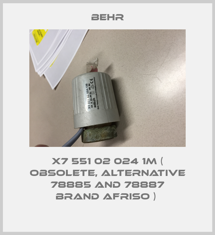 X7 551 02 024 1M ( obsolete, alternative 78885 and 78887 brand Afriso ) -big