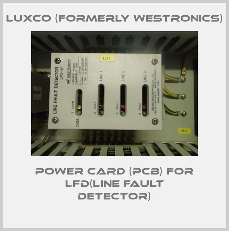 Power card (PCB) for LFD(LINE FAULT DETECTOR)-big