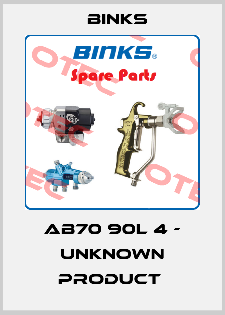 AB70 90L 4 - unknown product  Binks