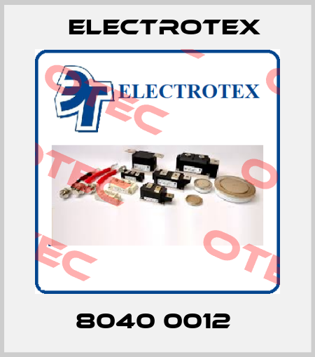 8040 0012  Electrotex