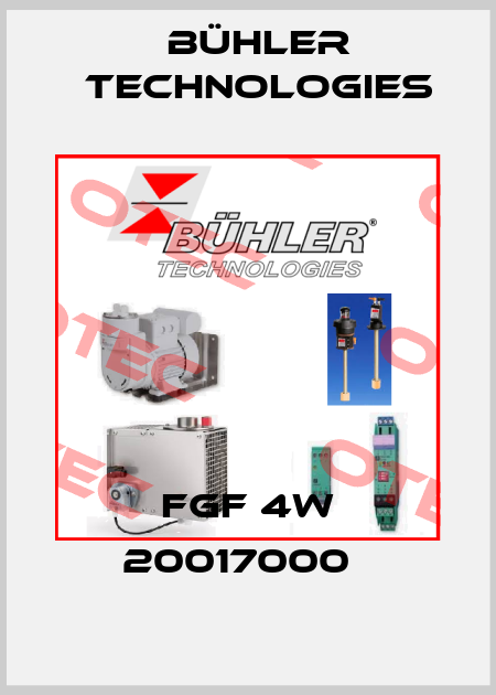 FGF 4W 20017000   Bühler Technologies