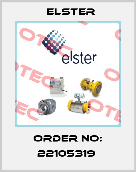 Order No: 22105319  Elster