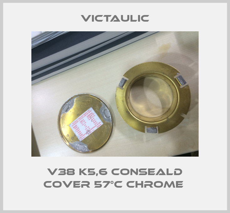 V38 K5,6 conseald Cover 57°C chrome -big