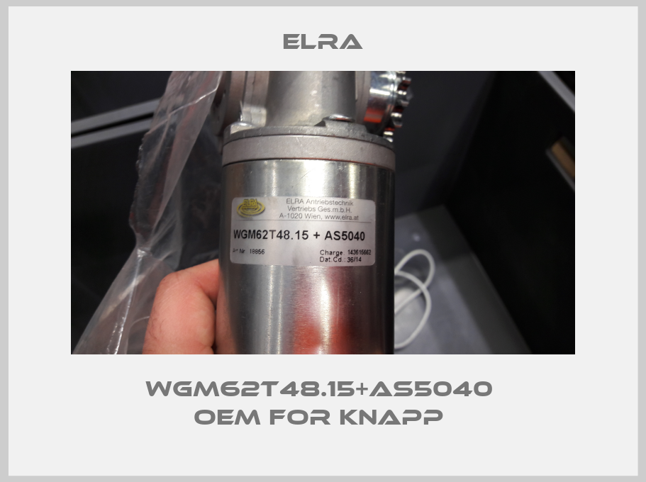 WGM62T48.15+AS5040  OEm for Knapp -big