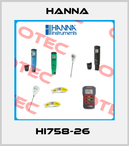 HI758-26  Hanna