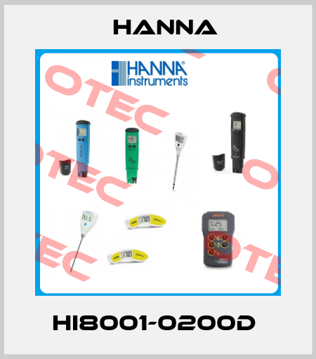 HI8001-0200D  Hanna
