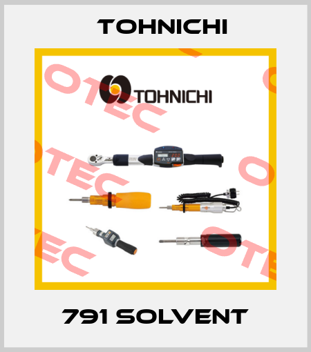 791 Solvent Tohnichi