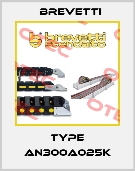 Type AN300A025K Brevetti