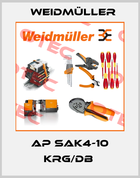 AP SAK4-10 KRG/DB  Weidmüller