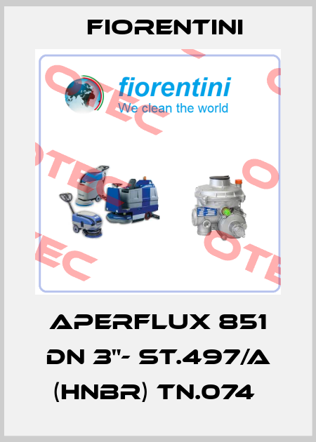 APERFLUX 851 DN 3"- ST.497/A (HNBR) TN.074  Fiorentini