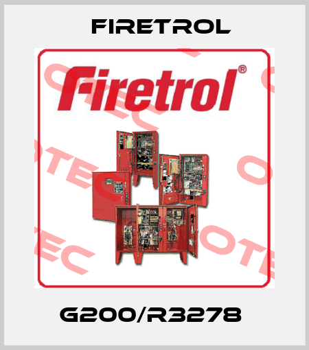 G200/R3278  Firetrol