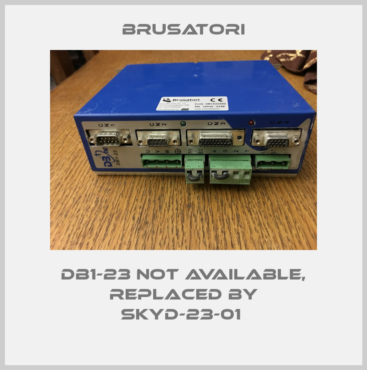 DB1-23 not available, replaced by SKYD-23-01 -big