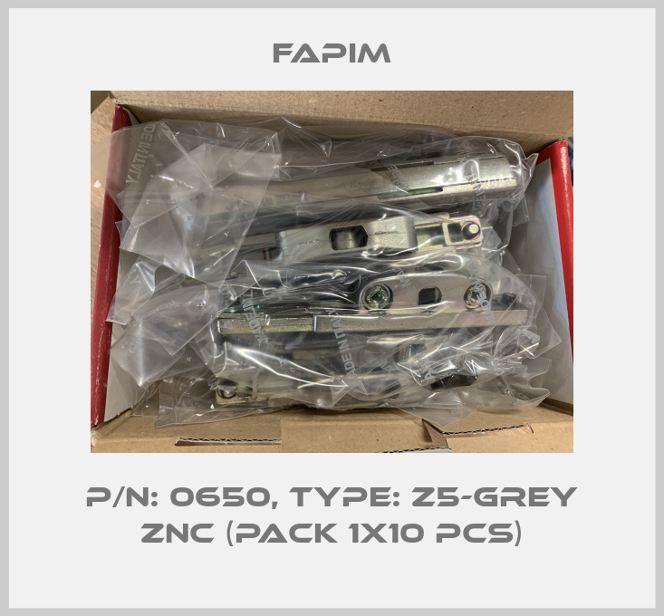P/N: 0650, Type: Z5-GREY ZNC (pack 1x10 pcs)-big