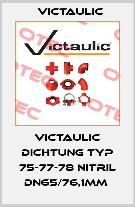 Victaulic Dichtung Typ 75-77-78 Nitril DN65/76,1mm  Victaulic