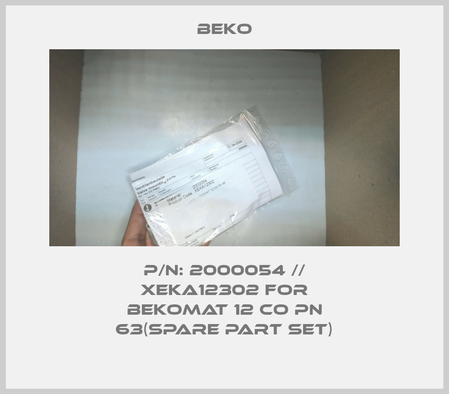 P/N: 2000054 // XEKA12302 for BEKOMAT 12 CO PN 63(spare part set)-big