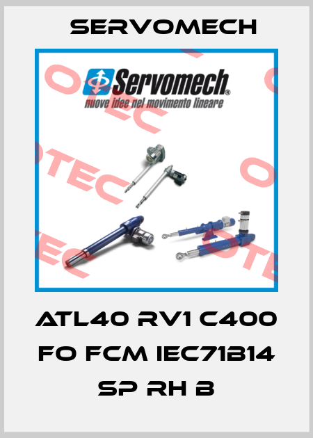 ATL40 RV1 C400 FO FCM IEC71B14 SP RH B Servomech