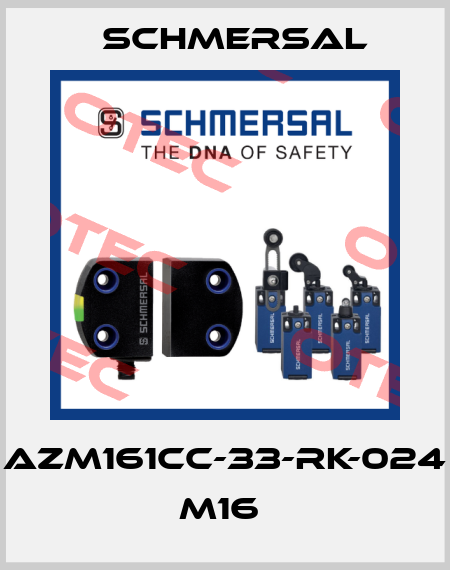 AZM161CC-33-RK-024 M16  Schmersal