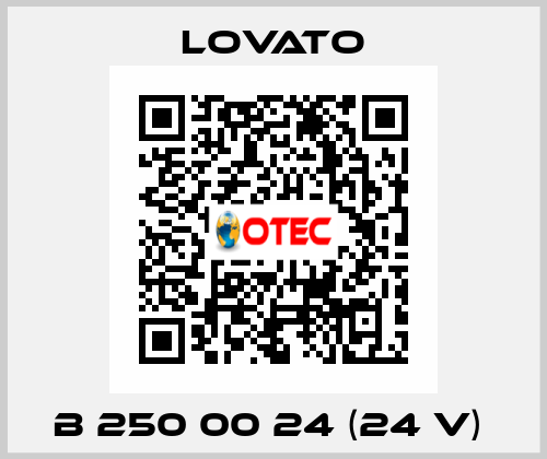 B 250 00 24 (24 V)  Lovato