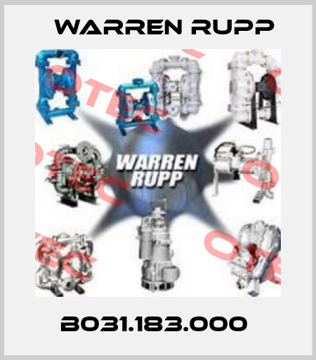 B031.183.000  Warren Rupp