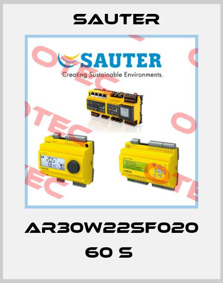 AR30W22SF020 60 s  Sauter