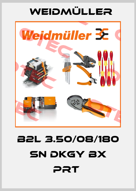 B2L 3.50/08/180 SN DKGY BX PRT  Weidmüller