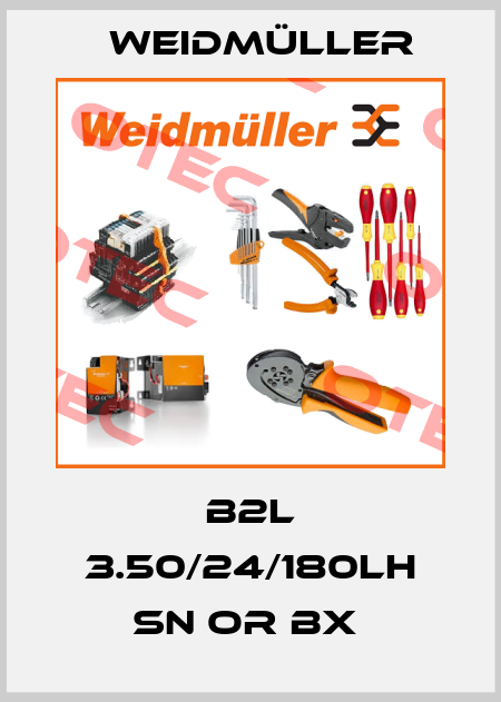 B2L 3.50/24/180LH SN OR BX  Weidmüller